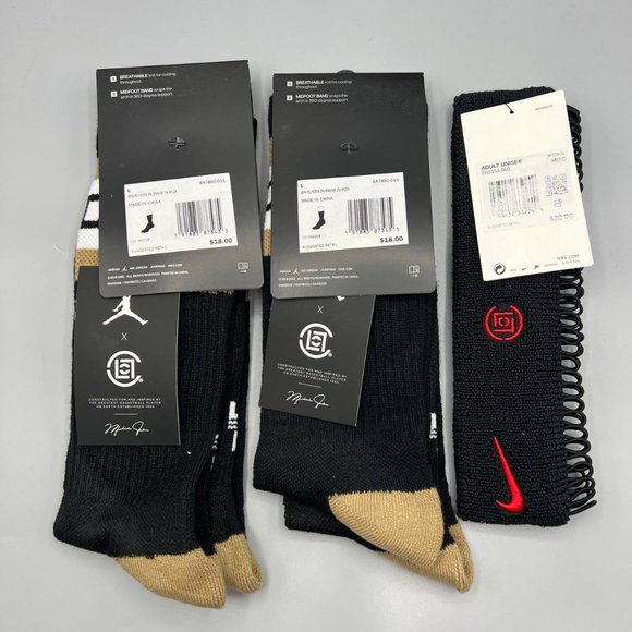 Air Jordan x Clot Jumpman Hat Snapback Cap Black Chicago Bulls with Free Gift - Picture 9 of 11